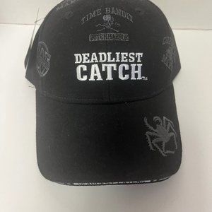 NWT ACE USA Deadliest Catch Cap - Black with Logos